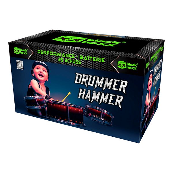 Drummer Hammer 25 Schuss Fcherbatterie